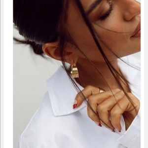 Gold Plated Thick Hoop